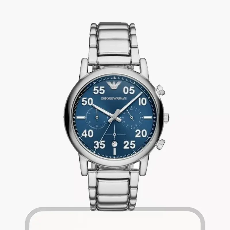 Emporio Armani Luigi Chronograph Blue Dial Men's Watch | AR11132